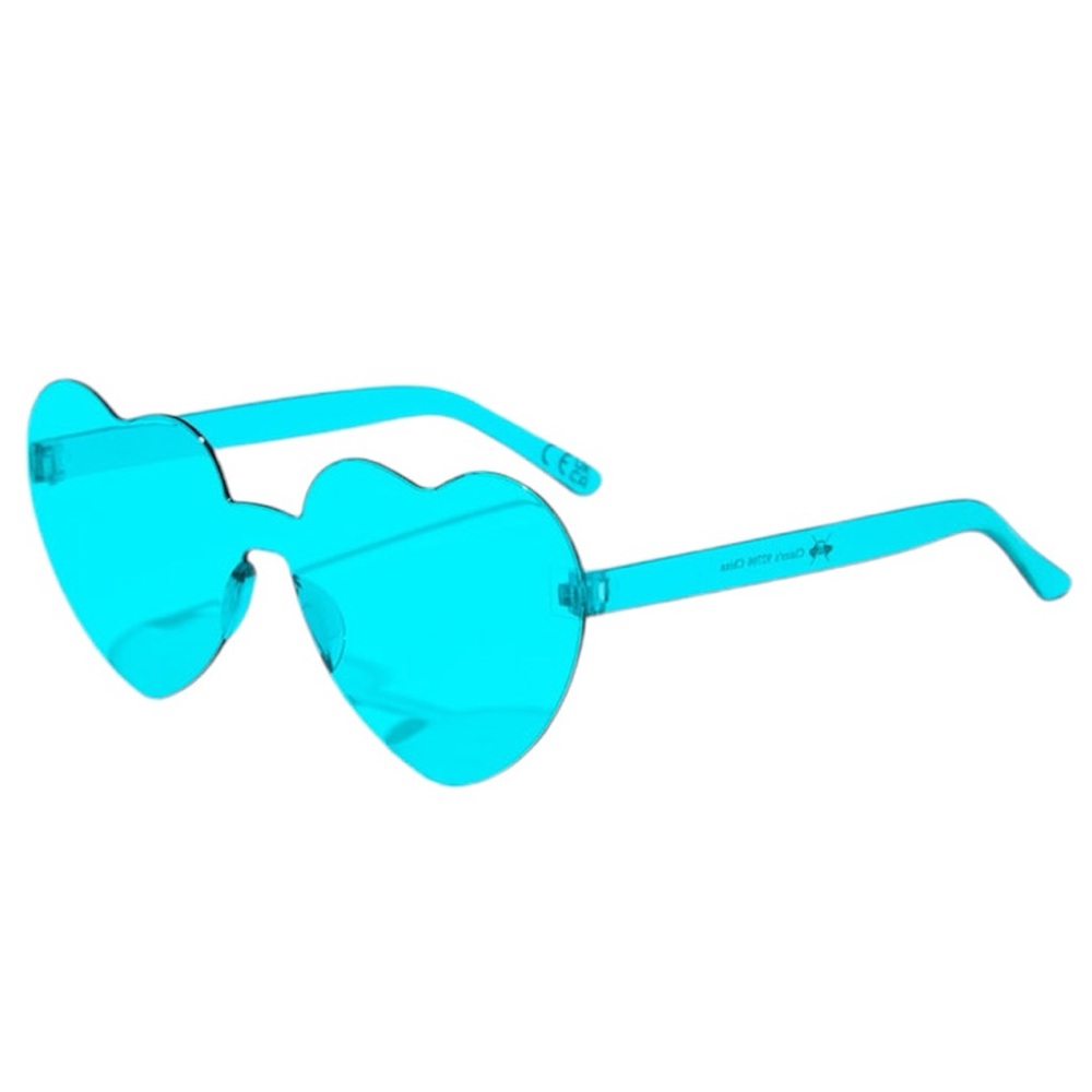 Teal Heart Sunglasses - NWT